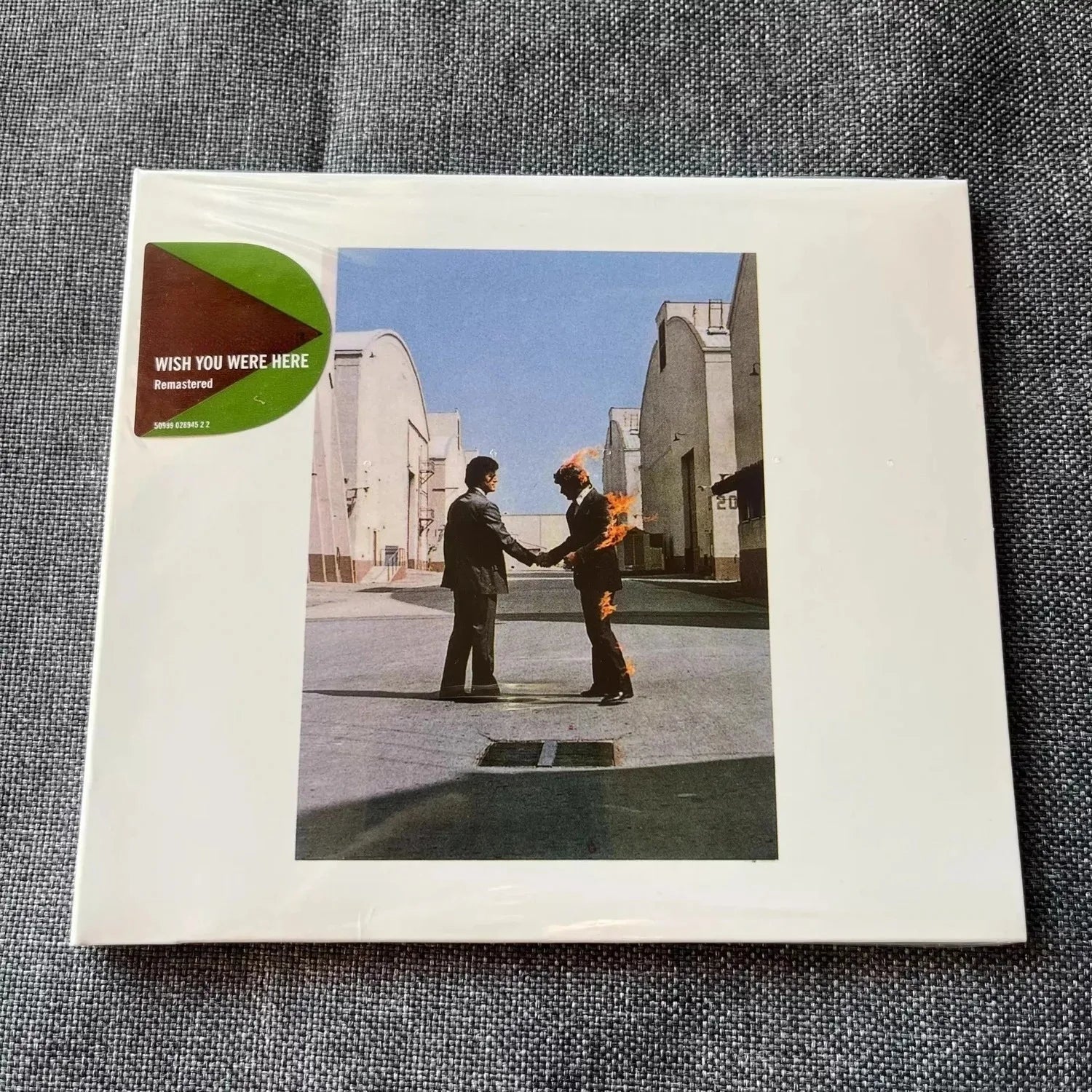 Wish You Were Here Remastered Album, Progressive Rock Golden Era Masterpiece, Iconic Cover Design, Featuring Ambient Tracks Qme