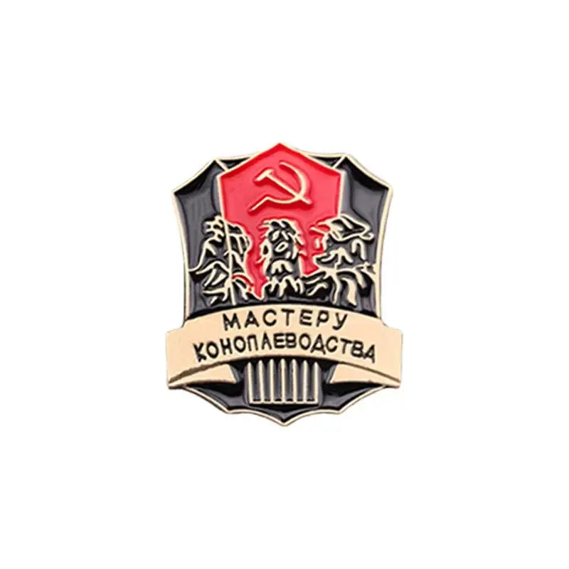 Ribbon Badge With Russian Flag Enamel Lapel Pin Victory Day Order Memorial Brooch Festive Symbol Pin Qme A2