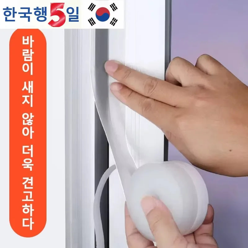 Transparent Windbreak Sealing Strip Balcony Sliding Window Windbreak Sealing Strip 5m Qme
