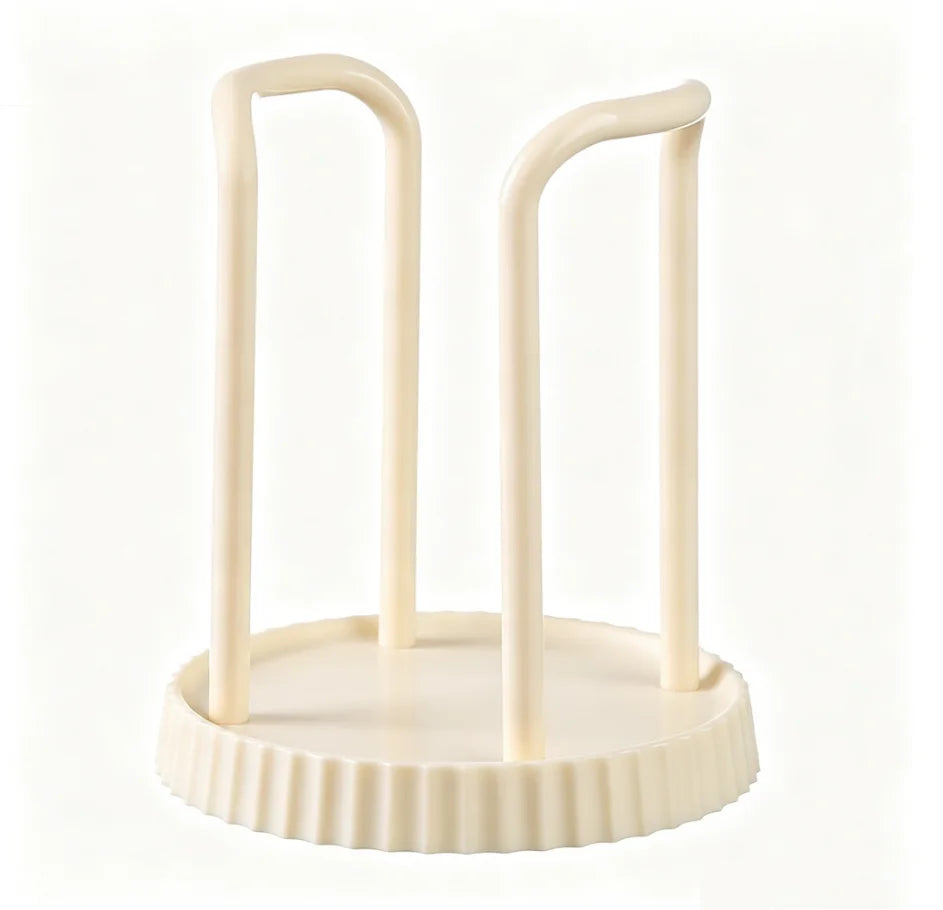Kitchen Paper Cup Holder Disposables Cups Picker Multifunctional Desktop Cup Storage Rack Household Coffee Cup Holder for Home Qme Cream Color