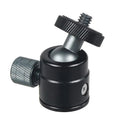 Mini Ball Head 1 4 Screw Mount 360 Swivel Camera Camcorder DV LED Qme Default Title