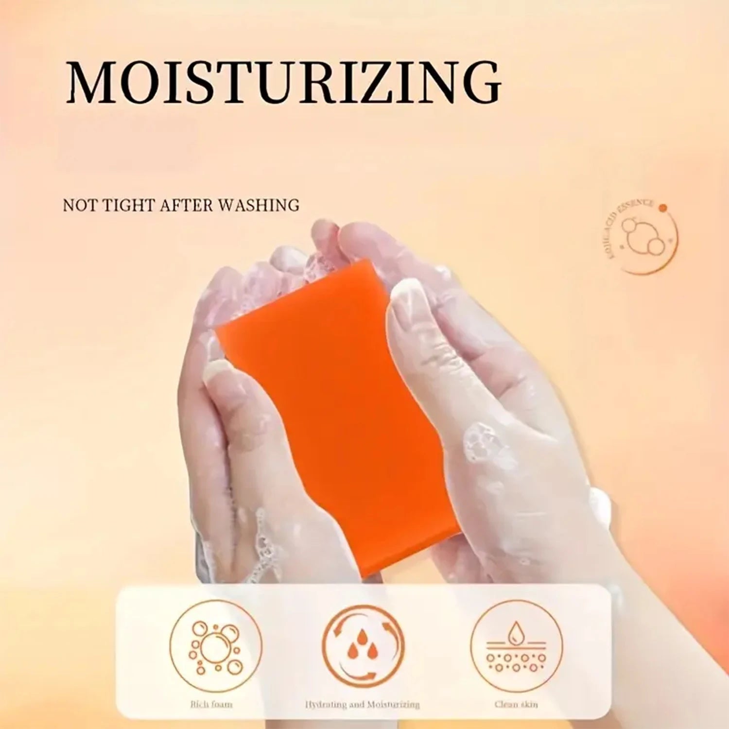 Radiance Kojic Acid Soap with Vitamin C & Niacinamide - Brightening, Firming & Even Skin Tone Bar for Glowing Skin Qme