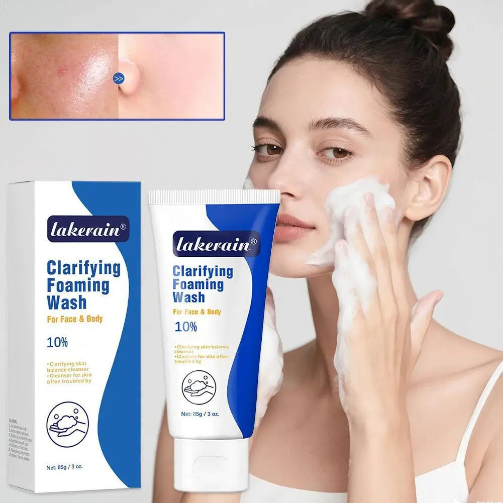 Foaming Wash Facial Cleanser Deep Cleaning Oil-Control Moisturizing Gentle Formula For Face Body Cleaning Skin Care Product Qme