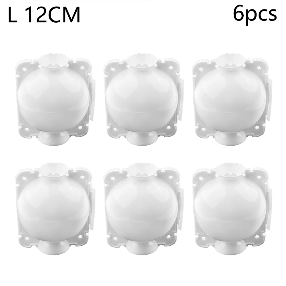 6PCS Plant Rooting Boxes Root Device Pressure Propagation Ball Box For Plants Grafting Growing Plant Care Products Accessories Qme WhiteL - 12 cm
