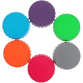 Silicone Cola Lid Leak-proof Sealed Beer Can Juice Beverage Qme MULTI 6pcs