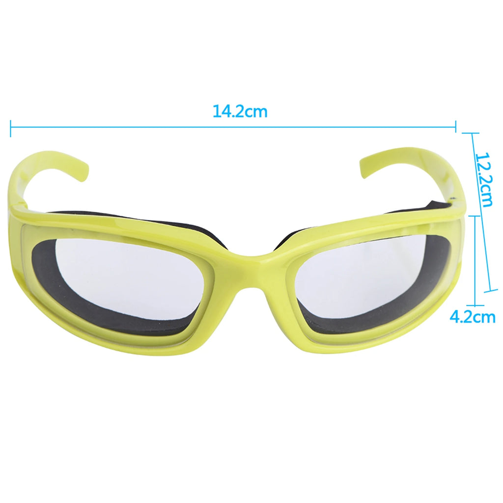 Anti Tear Onion Goggles Kitchen Safety Glasses for Cutting Onions Cooking Eye Protection Tool Onion Gogglees Qme