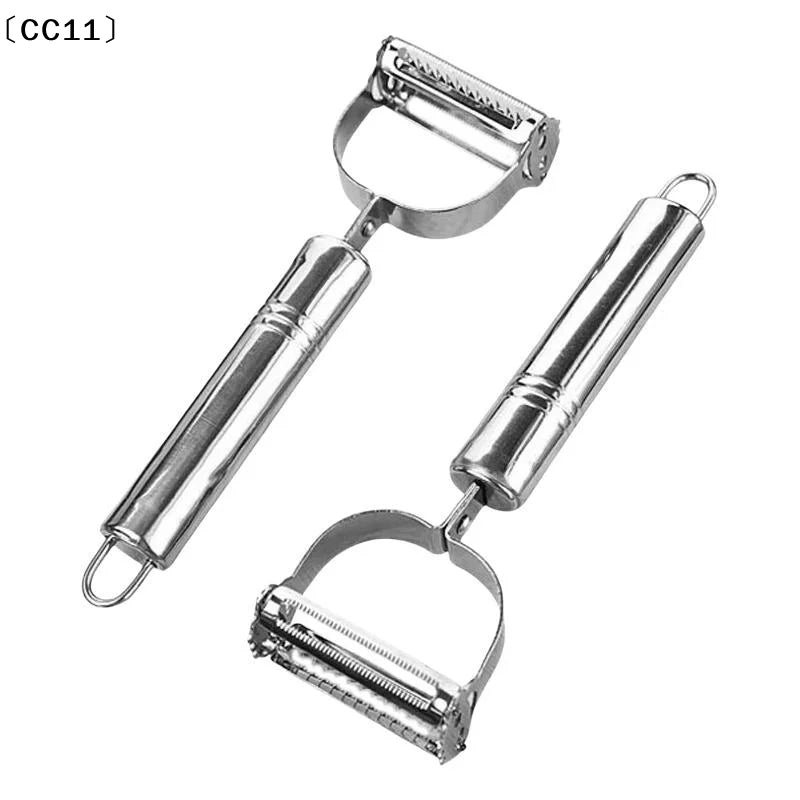 Stainless Steel Vegetable Fruit Peelers Dual Blades Rust Resistant Qme