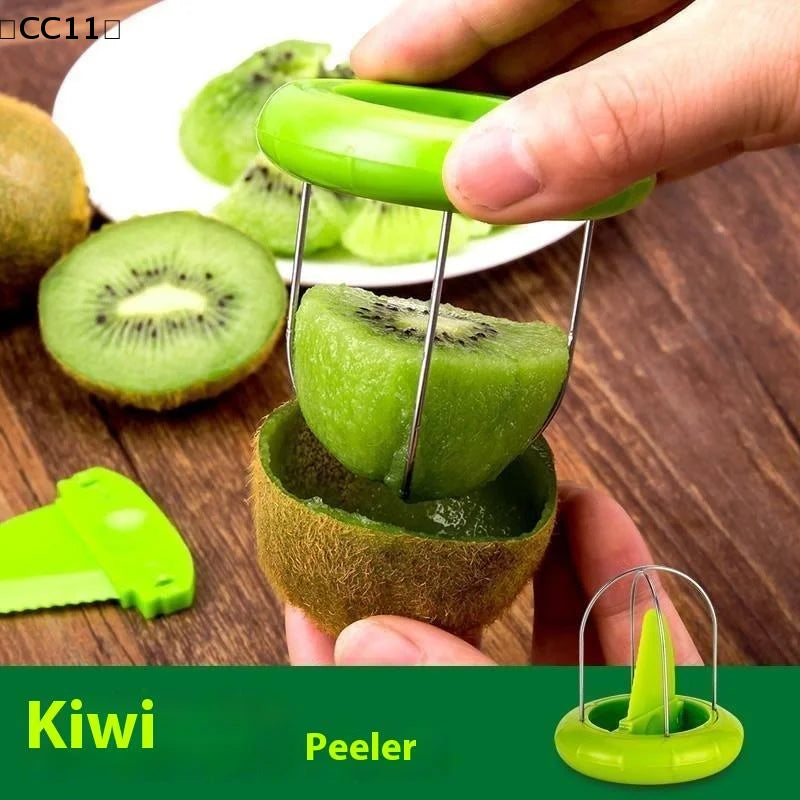 CC11Kiwi Cutter Peeler Slicer Kitchen Detachable Gadgets Stainless Qme