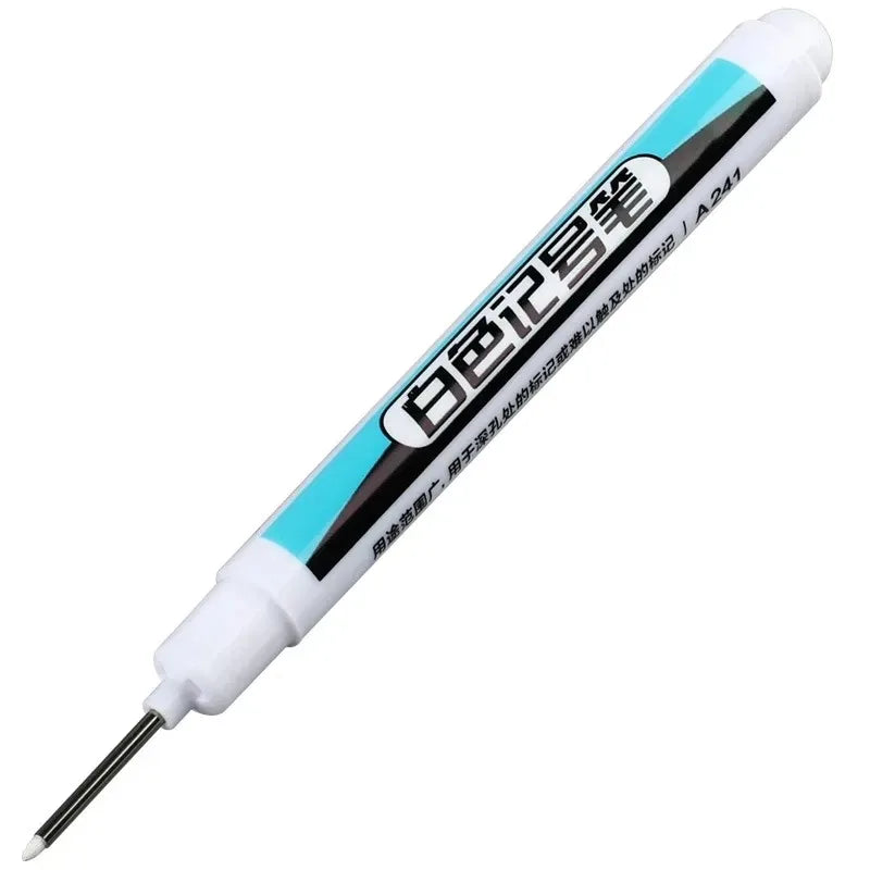 1/10/20Pcs White Permanent Paint Marker Pens 0.7/1.0/2.5mm Tip Waterproof for Glass Stone Metal Plastic Leather DIY Art Craft Qme 1Pcs-0.7mm