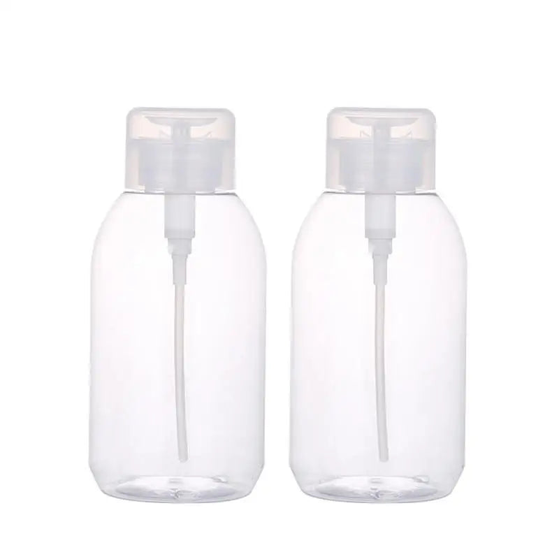200 300 Refillable Push-type Dispenser Bottles Empty Pump Containers Qme