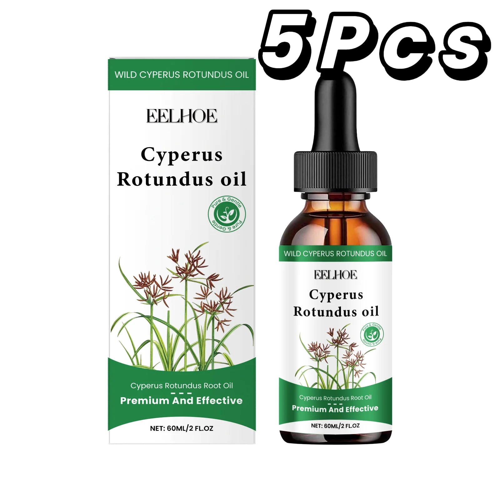 60ml Cyperus Rotundus Oil Gentle Hair Removal Care Oil Body Hair Inhibitor Serum Moisturizing Nourishing Natural Cypress Oil New Qme 60ml Boxed X 5PCS