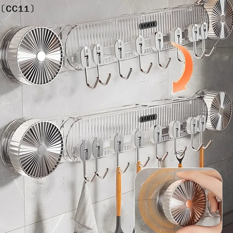 No-drill Hook Knife Holder Kitchen Wall-mounted Multi-functional Qme