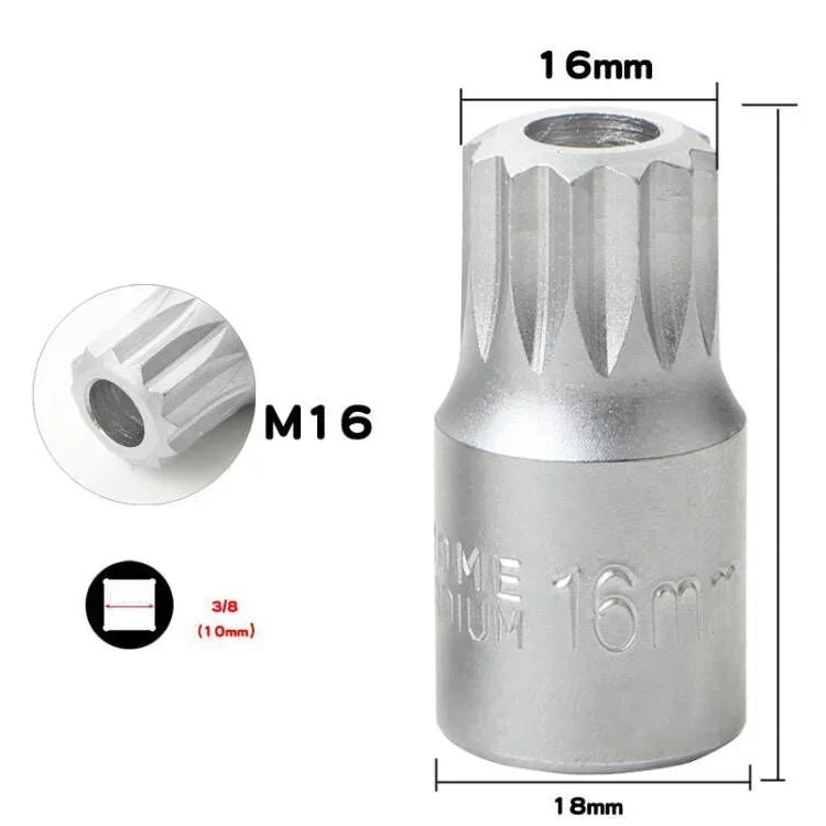 Hand Tools Gearbox Screw Wrench High Quality M16/H17/S8/S10 Socket Wrench 1pc For Auto Repairing Gearbox Gearbox Oil Drain Screw Qme M16