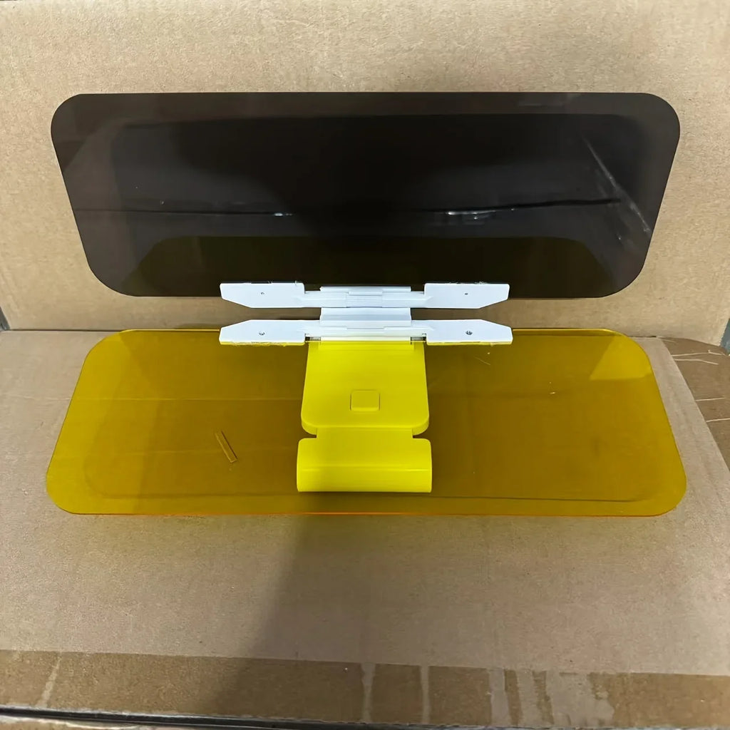 1pc Suitable for Car Sun Visor Anti Glare And High Beam Protection, Day And Night Use, Durable ABS Material Qme