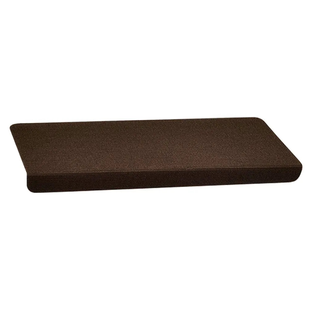 Indoor Stair Treads Stair Treads Anti Slip Carpet Mat Self Adhesive Multipurpose Stair Mat for Wooden Steps 9.44x25.19in Coffee Qme