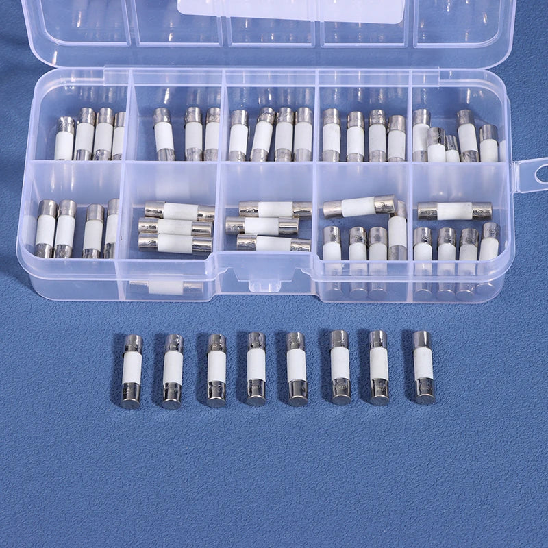 Ceramic Fuse Cartridge X Slow Blow T 0 25A 5A 1A 2A 3A 8A 10A 15A 20A Qme