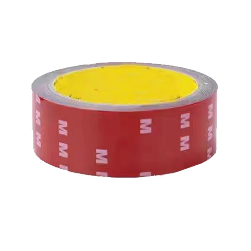 Strong Double Sided Adhesive Tape With High Viscosity For Automotive Use High Temperature Resistant Fixed Adhesive Patch Qme red 30mm