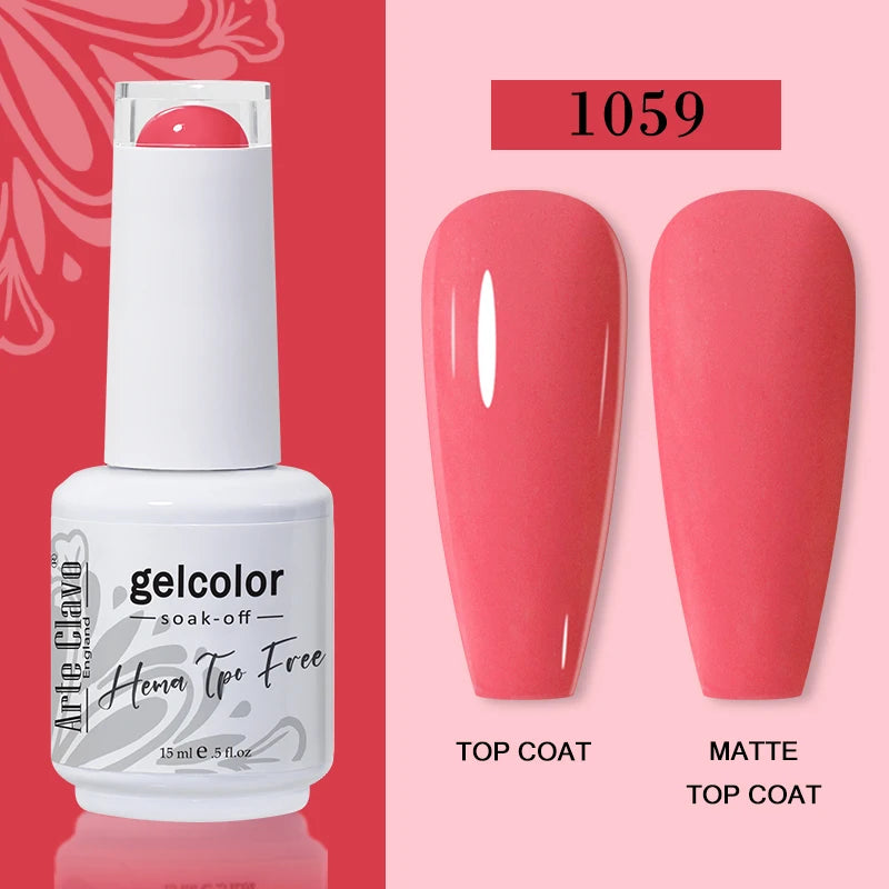Arte Clavo HEMA TPO Soak Off UV LED Nail Gel Polish 108 Colors