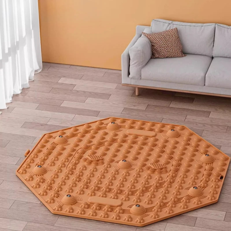Traditional Chinese Medicine Round Acupressure Board Jogging Foot Qme