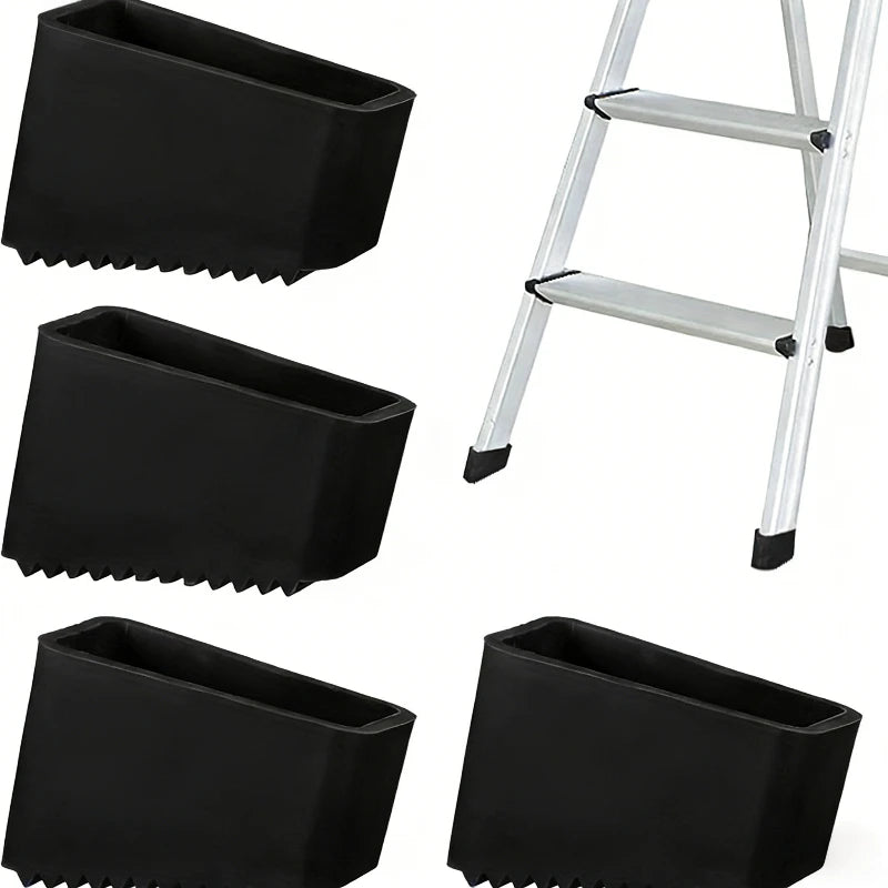 2/4Pcs Step Ladder Feet Covers Versatile Ladder Leg Covers Non-Skid Ladder Pads Rubber Foot Pad Insulating Foot Sleeve Qme