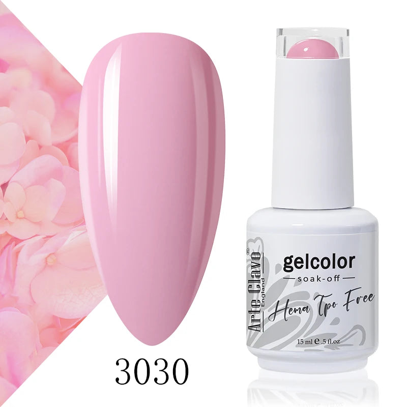 Arte Clavo Colourful Gel Nail Polish Art Varnishes Macaron Semi
