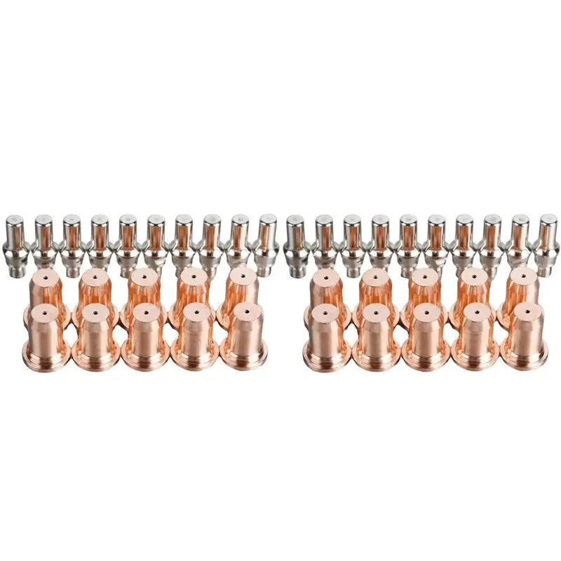 A02F-40PCS IPT-60 PT-60 IPT-40 PT40 Electrode 52582 Nozzle 51313P Fit Plasma Cutter Torch Consumables, Nozzle 1.1Mm (60A) Qme As Shown 1.1mm (60A)
