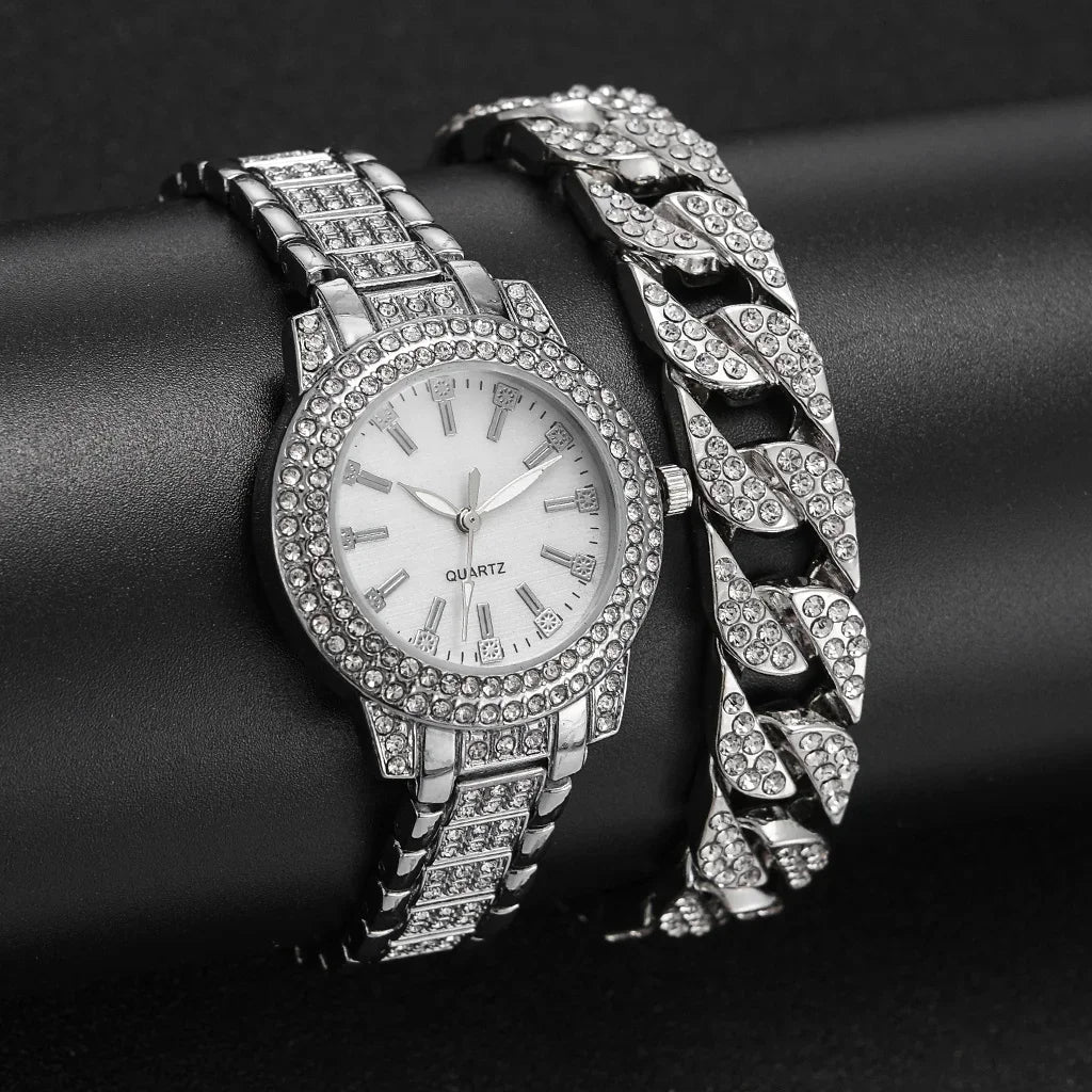 Luxe Vrouwen Horloges Volledige Rhinestone Rose Gold Dames Pols Horloges Vrouwen Armband Horloge Vrouwelijke Relogio Feminino Qme