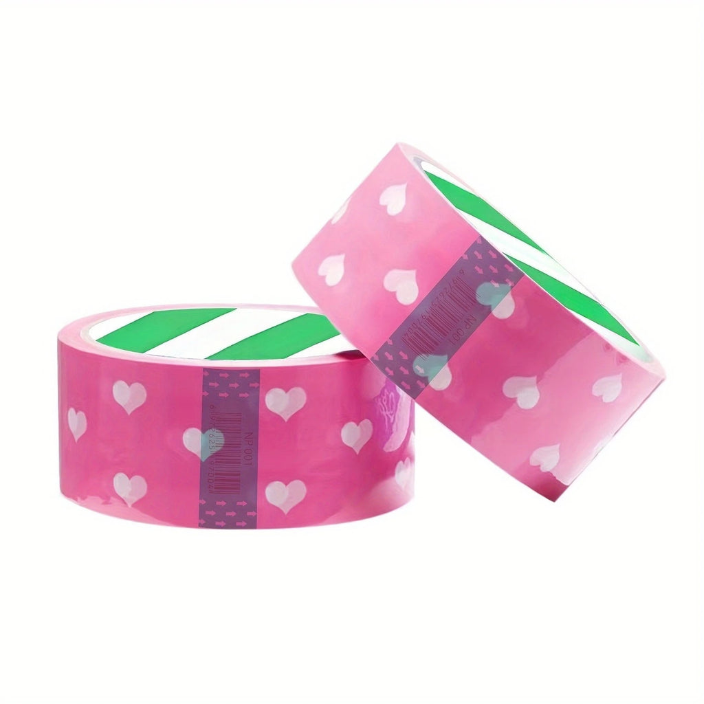 Packaging Tape, Gift Tape, Love Packaging Tape Printed Tape, Suitable for Gift Box Packaging, Express Delivery, Warehouse, Qme