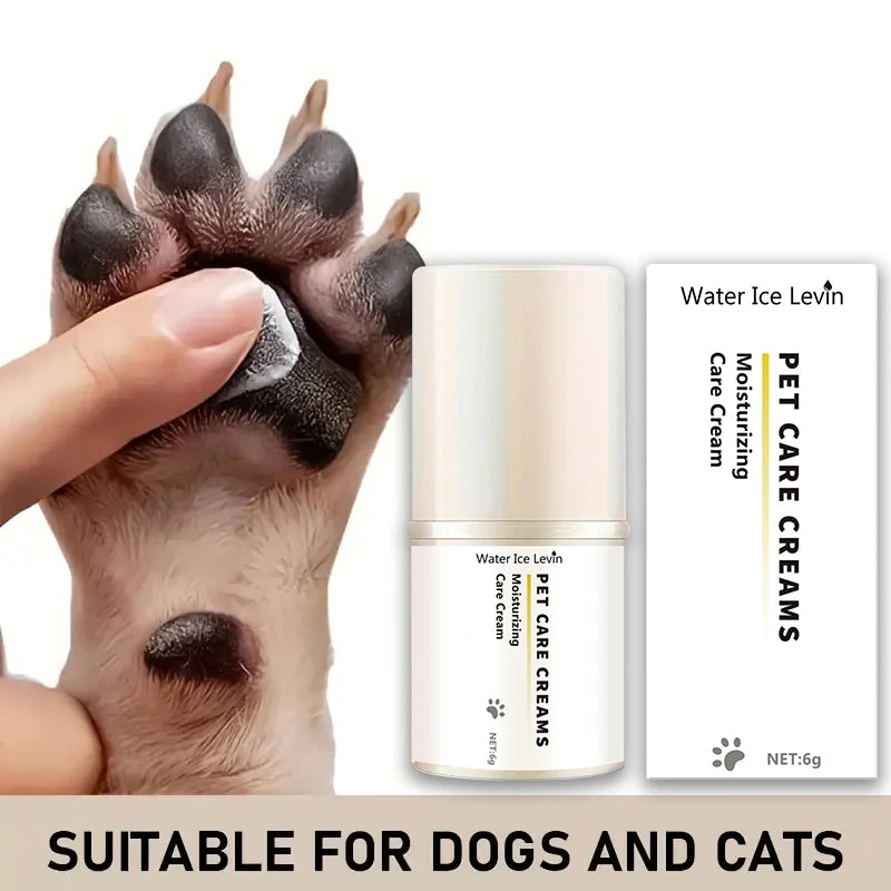 6g Dog Nose and Paw Balm Dog Paw Cream Cats Dogs Paw Protector Cream Pet Feet Moisturizer Pet Crack Feet Repair Pet Accessories Qme