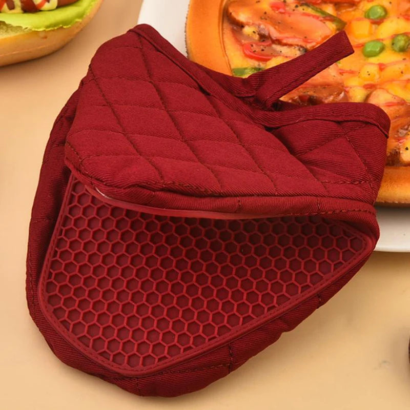 Anti Scald Oven Gloves Kitchen Multi Purpose Fish Shaped Silicone Qme