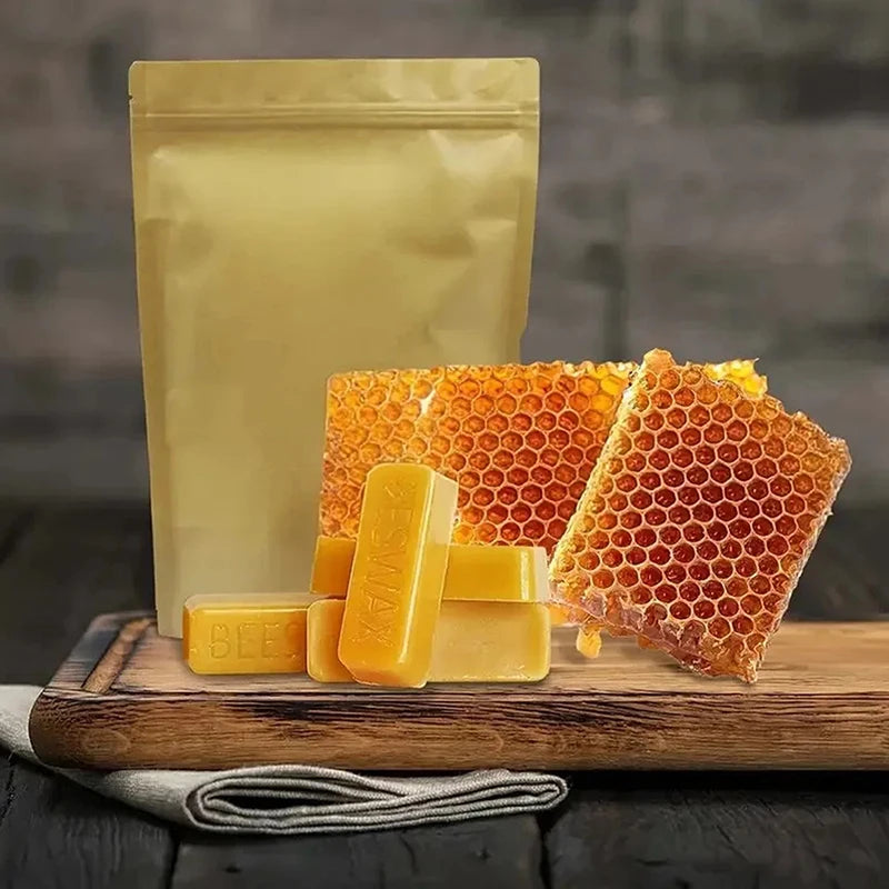 4/8pcs Pure Beeswax Blocks, High-Quality Waxing Material, For DIY Crafts, Candle Making,with No Power Required. Qme