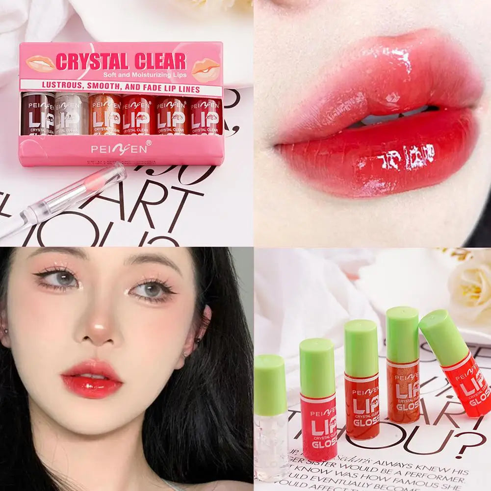 Moisturizing Lip Gloss Transparent Oil Hydrating Glaze Plumper Make Qme