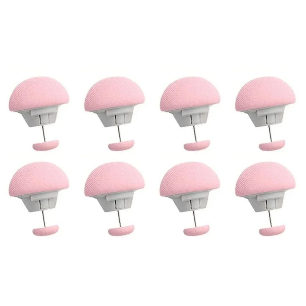 60-4PCS Bed Sheet Clip Quilt Anti Slip Safety Fixing Clip Blanket Anti Slip Deformation One Key Unlock Fastener Bed Accessories Qme Pink 8pcs