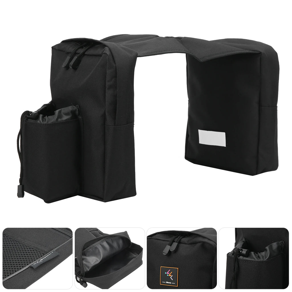 ATV Bag Oil Bag Motorcycle Front Saddle Bag Fuel Storage Pouch for ATV Dirt Bike Snowmobile Motorcycle Saddlebags Qme