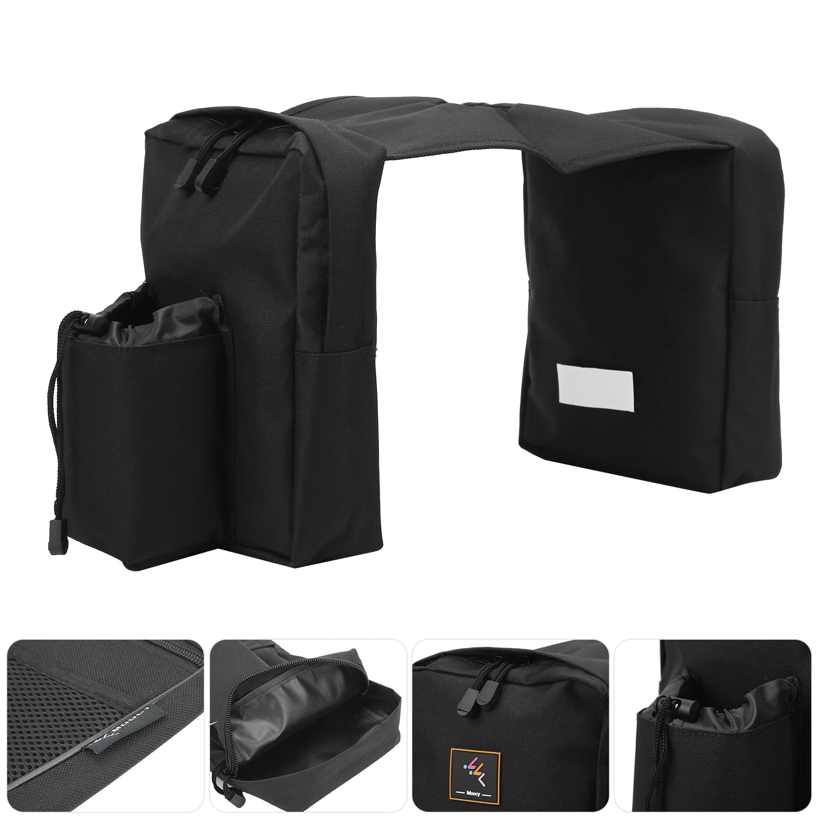 ATV Bag Oil Bag Motorcycle Front Saddle Bag Fuel Storage Pouch for ATV Dirt Bike Snowmobile Motorcycle Saddlebags Qme