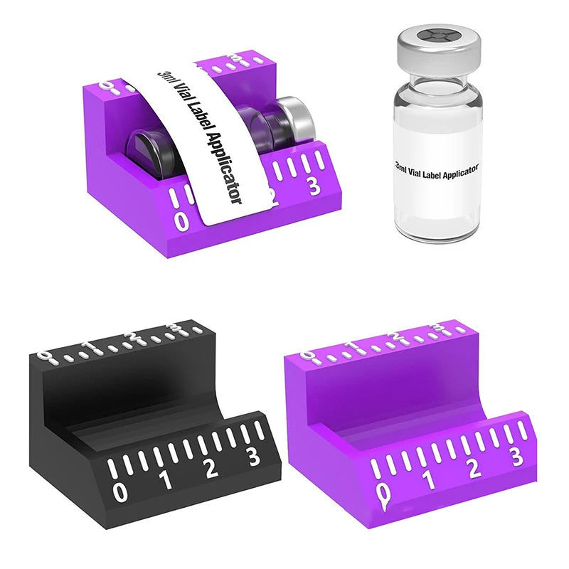 1 Application Sticker Alignment Tool Time-saving Reusable PET Vial Qme