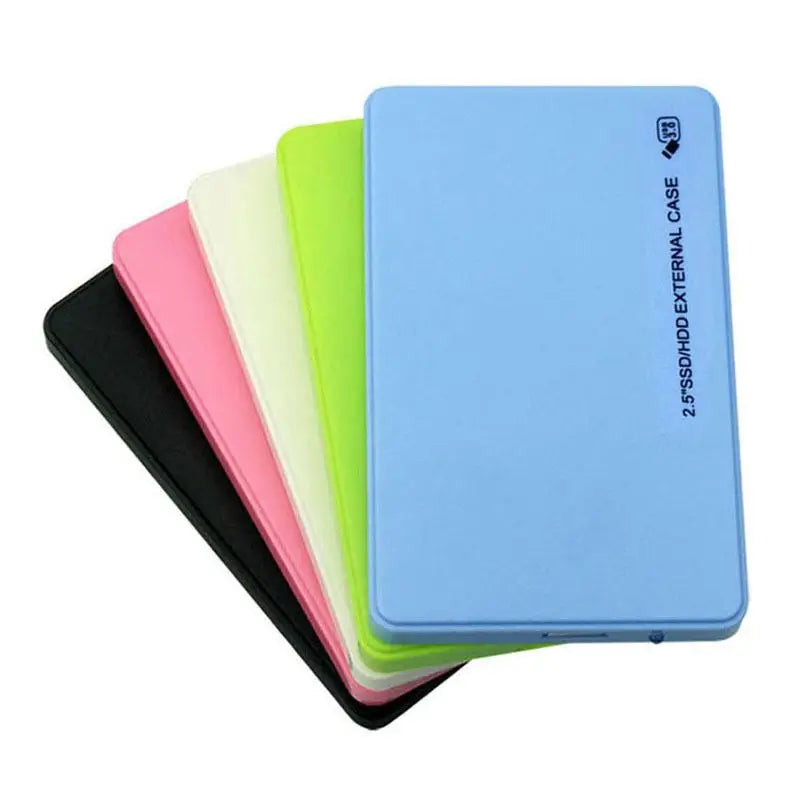 User-friendly USB2 0 SATA External HDD SSD Enclosure Case Laptop Qme