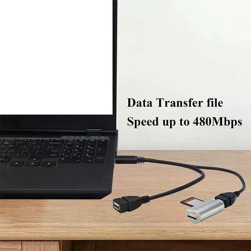 USB Dual Output Data Cable 1 2 Fast Charge Splitter Portable Offline Qme