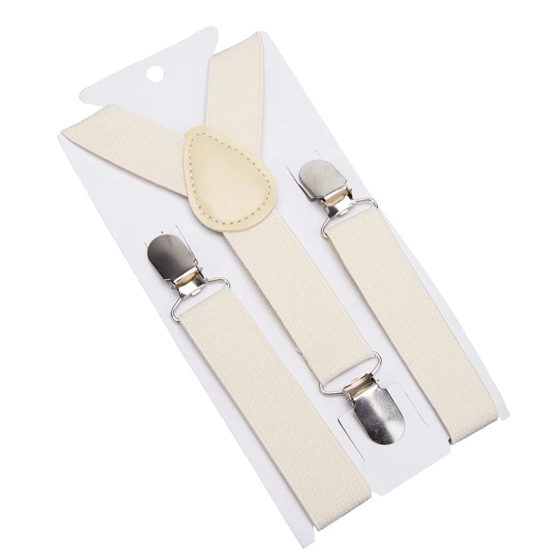 Kids Suspenders Soild Fashion Children Boys Braces Girls Adjustable Suspenders Kid Designer Belts Baby Wedding Accessories Qme Beige China Mainland