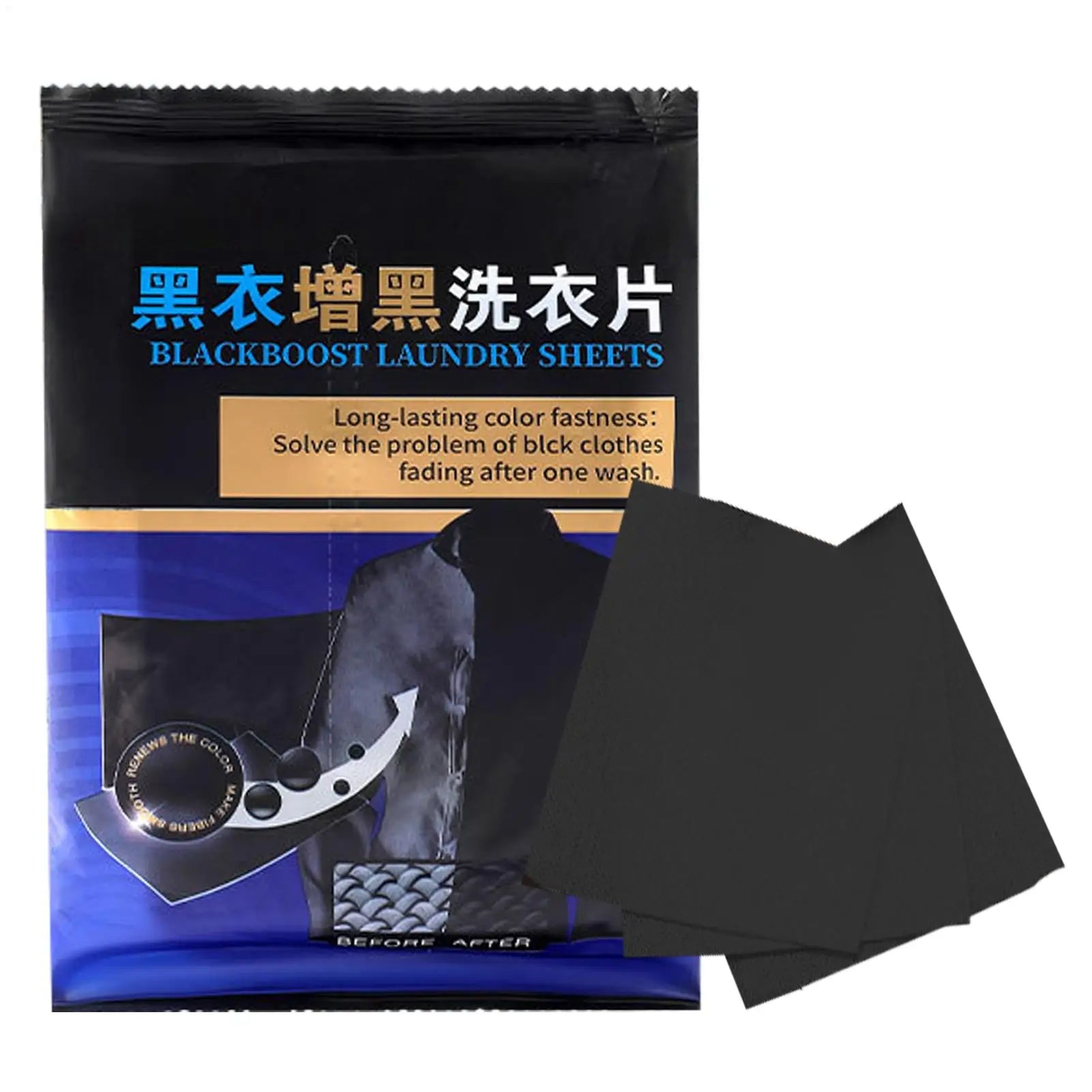 NEW Black Fabric Dye 50 Pieces Color Fixing Brightening Black Clothes Restorer Laundry Supplies For School Hotel Apartment Dorm Qme