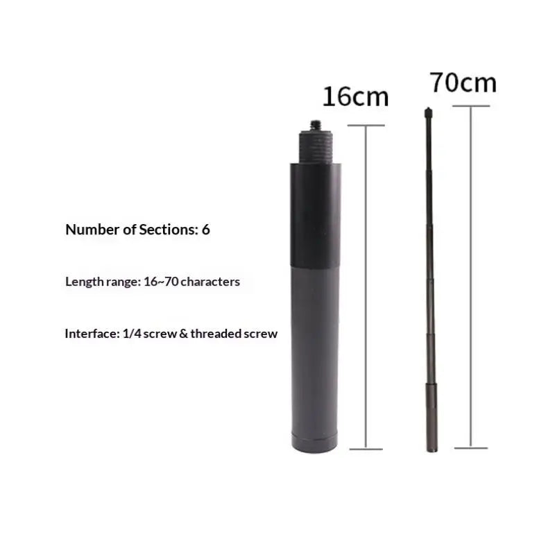 Bullet Time Bundle Invisible Selfie Stick Foldable Tripod Portable Qme