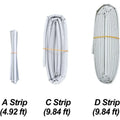 Self-adhesive Window Seal Strip Windproof Soundproof Draft Proof Qme 3Pcs