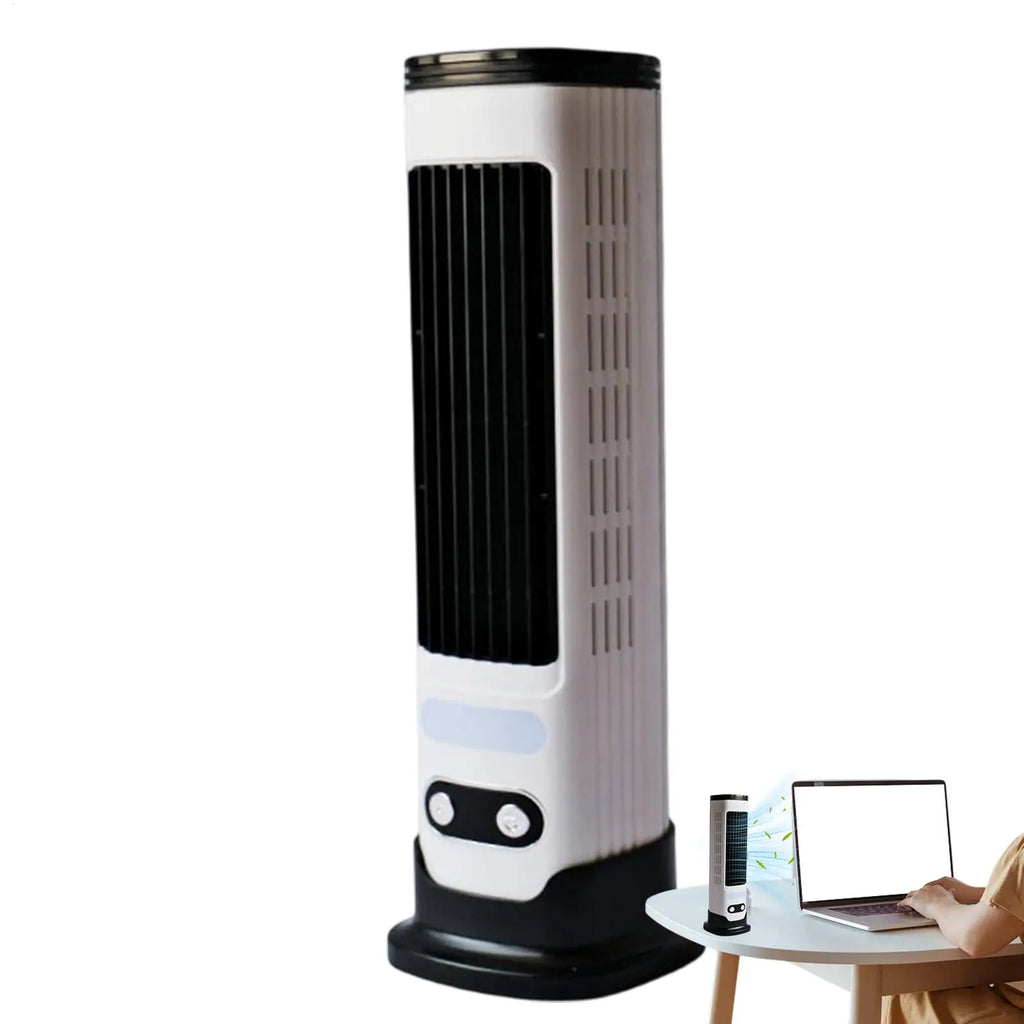 Vertical Fan 5-speed Floor Wind Blower USB Charging Adjustable Vent Low-noise Bedroom Tower Fan for Camping Beach Office Desktop Qme