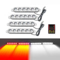 6 LEDs 1 LED Warning Siren Emergency Lights 12V Multi-color Rescue Qme A5
