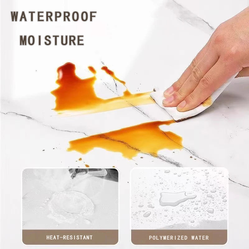 1 Roll Marble Wall Sticker Waterproof Anti Fouling Wallpaper Qme