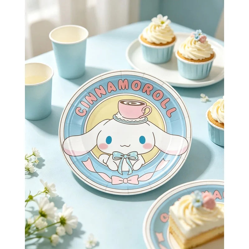 Hello Kitty Kuromi Cute Cartoon Birthday Party Decorations Holiday Qme