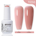 Arte Clavo Blossoming Gel Polish Nail Art Transparent Watercolor Qme YZ55