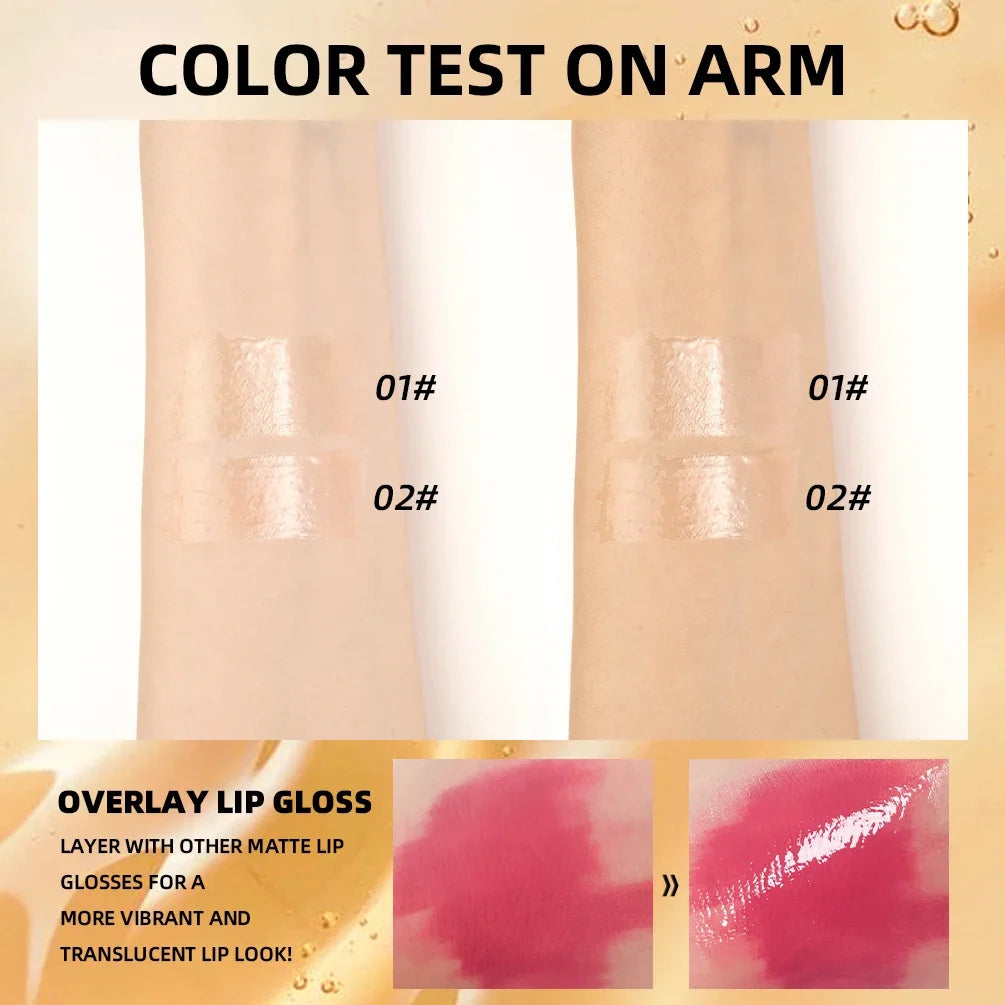 QIBEST Lasting Lip Plumper Oil Instant Volumising Enhancer Lip Serum Collagen Lip Volume Lipgloss Sexy Cosmetic Volume Increases Qme
