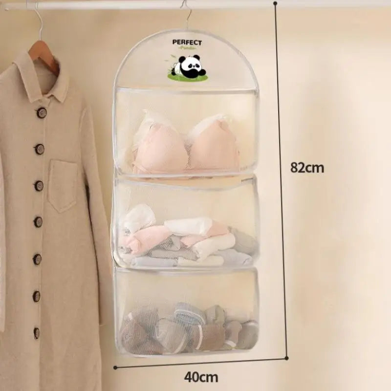 2 3Layer Breathable Wardrobe Organizer Clothes Hanger Large Capacity Qme C