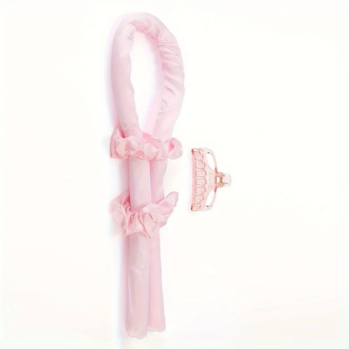 Heatless Curling Rod Headband No Heat Silk Curls Ribbon Hair Rollers Sleeping Soft Headband Lazy Hair Curlers Hair Styling Tools Qme